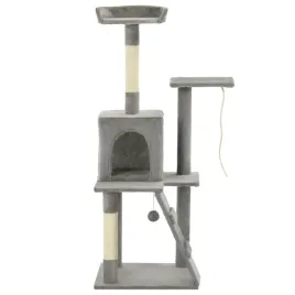 drapak-dla-kota-z-rampa-i-domkiem-szary-120-cm-50x50-cm