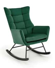 fotel-wypoczynkowy-bujany-na-plozach-bazalto-velvet-hlr57-c-zielony-halmar