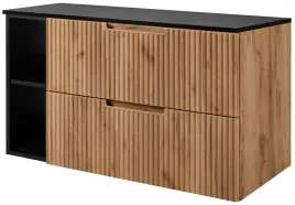 dab-craft-zloty-szafka-lazienkowa-vena-100-cm-z-czarnym-blatem