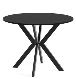 stol-rozkladany-okragly-evo-90-128-nogi-metal-czarne-blat-czarny