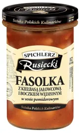 fasolka-z-kielbasa-jalowcowa-i-boczkiem-wedz-w-sosie-pomidor-470g-rusiecki