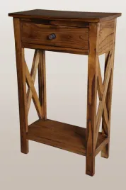 drewniana-konsolka-z-szufladka-80-cm-vintage