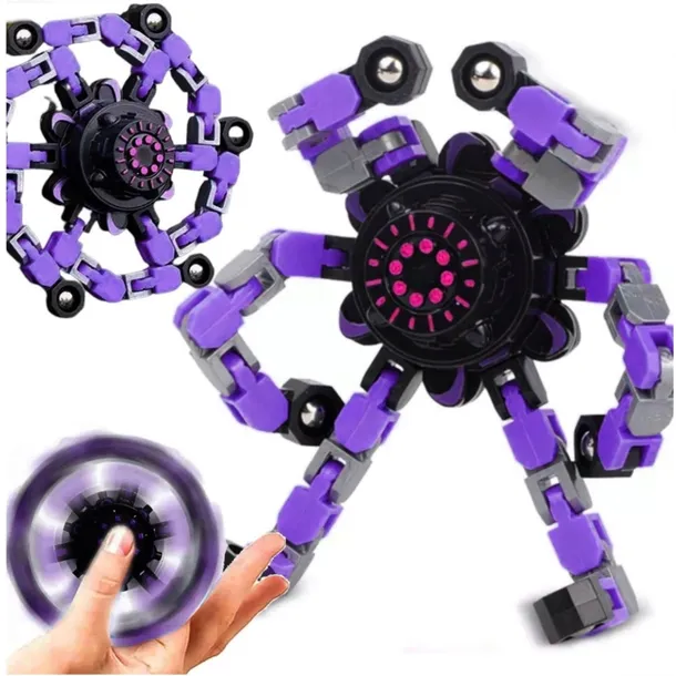 FIDGET SPINNER ROBOT DO SKŁADANIA ANTYSTRESOWY ZABAWKA SENSORYCZNA