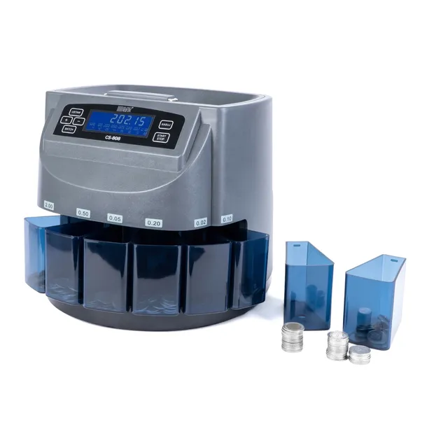 Selectic CS-808 sorter do bilonu / monet z raportem w czasie rzeczywistym