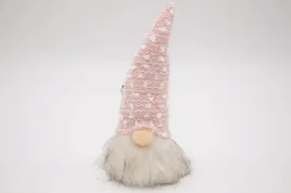 skrzat-krasnal-rozowy-led-z-broda-swiateczny-czapeczka