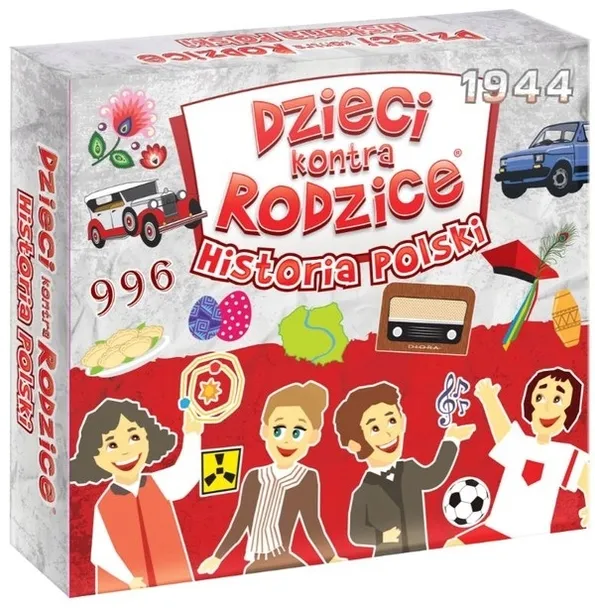 Dzieci kontra Rodzice. Historia Polski Gra Rodzinna 6+