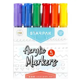 marker-akrylowy-okragly-6-kolorow-starpak