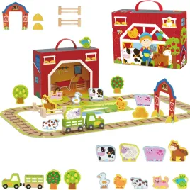 drewniana-farma-w-walizce-figurki-pojazdy-dla-dzieci-tooky-toy