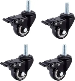 4x-kolka-obrotowe-do-mebli-50-mm-z-hamulcem-m8-m10-czarne