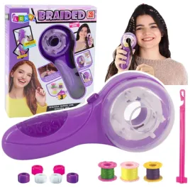 zestaw-pieknosci-do-wlosow-zaplatarka-do-warkoczykow-nitki-gumki-lean-toys