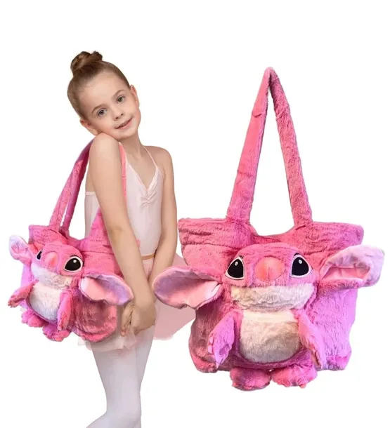 TOREBKA PLUSZOWA STITCH MASKOTKA PLUSZAK TOREBECZKA NA RAMIĘ DLA DZIECI