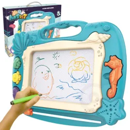 znikopis-tablica-magnetyczna-kolorowa-stempelki-motyw-oceanu-zielony-woopie