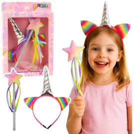 zestaw-opaska-do-wlosow-jednorozec-rog-uszy-rozdzka-lean-toys-dla-dzieci