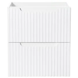 biala-szafka-lazienkowa-nova-50-cm-wiszaca-2-szuflady-frezowane-fronty