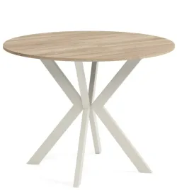 stol-rozkladany-okragly-evo-90-128-nogi-metal-kaszmir-blat-dab-sonoma