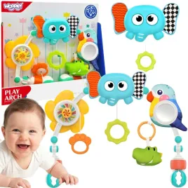 woopie-baby-luk-sensoryczny-z-zabawkami-do-lozeczka-i-wozka-slon-papuga