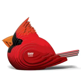ptak-ptaszek-kardynal-szkarlatny-eko-ukladanka-3d