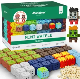 marioinex-mini-waffle-green-blocks-408-el-klocki-bloki-pixel-2-figurki