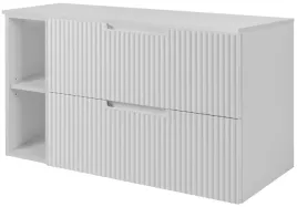 biala-szafka-lazienkowa-vena-100-cm-ryflowana-z-blatem