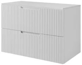 biala-szafka-lazienkowa-vena-80-cm-z-bialym-blatem-wiszaca-ryflowana