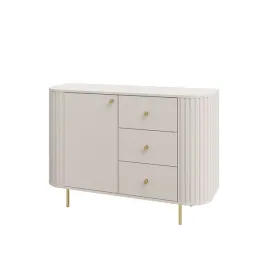 bez-piaskowy-komoda-ovalio-120-cm-1-drzwi-3-szuflady-frezowana