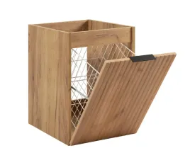 dab-craft-zloty-szafka-lazienkowa-flow-40-cm-kosz-na-pranie-ryflowany-mdf