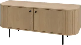 dab-cremona-szafka-rtv-ovalio-123-cm-frezowana-na-nogach-metalowych