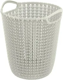 curver-kosz-na-papier-knit-7l-kremowy