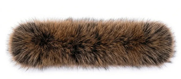 Tkanina futrzana biała futerkowa eko futro materiał  50 cm