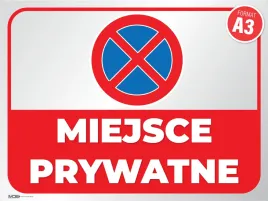tablica-miejsce-prywatne-zakaz-parkowania-30x40
