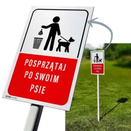tabliczka-posprzataj-po-swoim-psie-na-slupku-100-cm