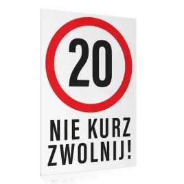 tablica-20-km-h-nie-kurz-zwolnij