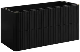 czarna-szafka-lazienkowa-linea-100-cm-ryflowana-wiszaca-push-open