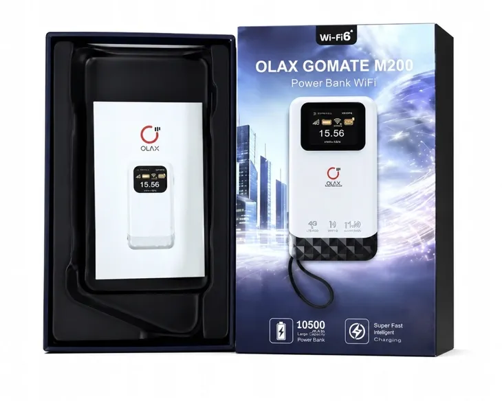 Router Mobilny LTE OLAX Gomate M200 Powerbank WIFI6 10500mAH