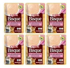 inaba-cat-ciao-bisque-tuna-with-salmon-6x40g