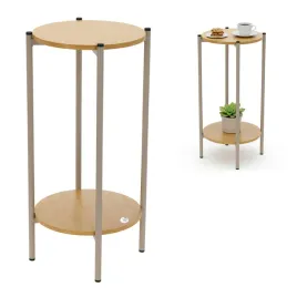 stolik-kawowy-boczny-pomocniczy-metalowy-31x61-cm-dwupoziomowy-bezowy