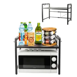 polka-kuchenna-stojak-pod-mikrofalowke-organizer-czarny-2poziomy-48cm-regal