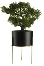 zloty-kwietnik-na-rosliny-stojak-z-czarna-oslonka-metalowy-22-cm-loft