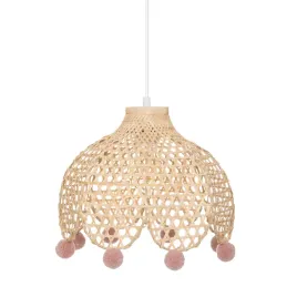 lampa-wiszaca-dla-dzieci-sufitowa-z-pomponami-bambusowa-boho-dekoracyjna