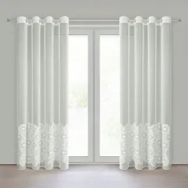 firana-gotowa-liza-biala-haft-kwiaty-przelotki-firanka-kremowa-140x250cm