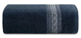recznik-kapielowy-malika-70x140-cm-granatowy-z-wzorem-gwiazdki-klasyczyny