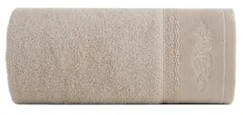 recznik-kapielowy-sisi-70x140cm-bezowy-bawelniany-gruby-chlonny-koronka