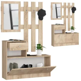zestaw-do-przedpokoju-szafka-na-buty-wieszak-lustro-dab-sonoma