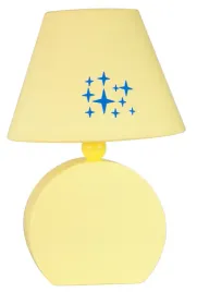 lampa-stolowa-nocna-dla-dzieci-zolta-z-abazurem-w-gwiazdki-candellux