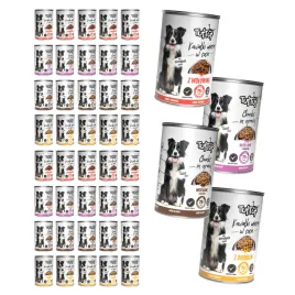 tuftuf-mokra-karma-dla-psa-mix-smakow-puszka-40x415g-kawalki-w-sosie
