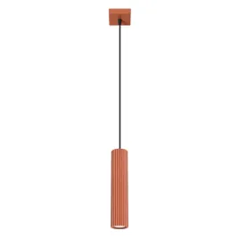 lampa-wiszaca-punktowa-czerwona-karbowana-tuba-30-cm-nad-stol-wyspe-sollux
