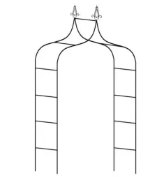pergola-ogrodowa-podpora-do-kwiatow-metalowa-265x38x135cm