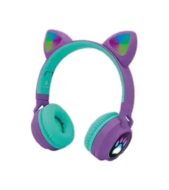 sluchawki-bluetooth-nauszne-kocie-uszy-rozowe