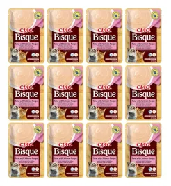 inaba-cat-ciao-bisque-tuna-with-salmon-12x40g-zestaw