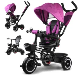 rowerek-trojkolowy-tiny-bike-3w1-rozowy-z-daszkiem-sp0650